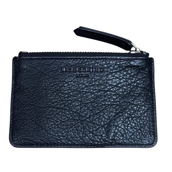Liebeskind Berlin Black Leather Star Card Holder Wallet - Picture 1 of 9